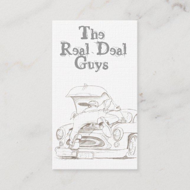 Automobile Business Cards (Front)