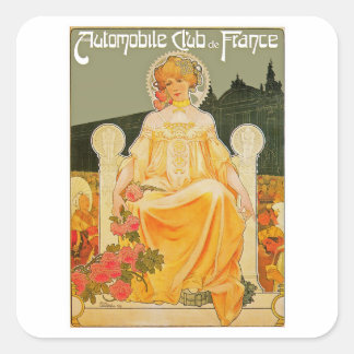 Automobile Club de France Square Sticker