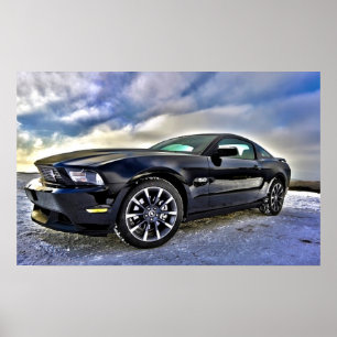 Automobile Muscle Car Mustang Poster
