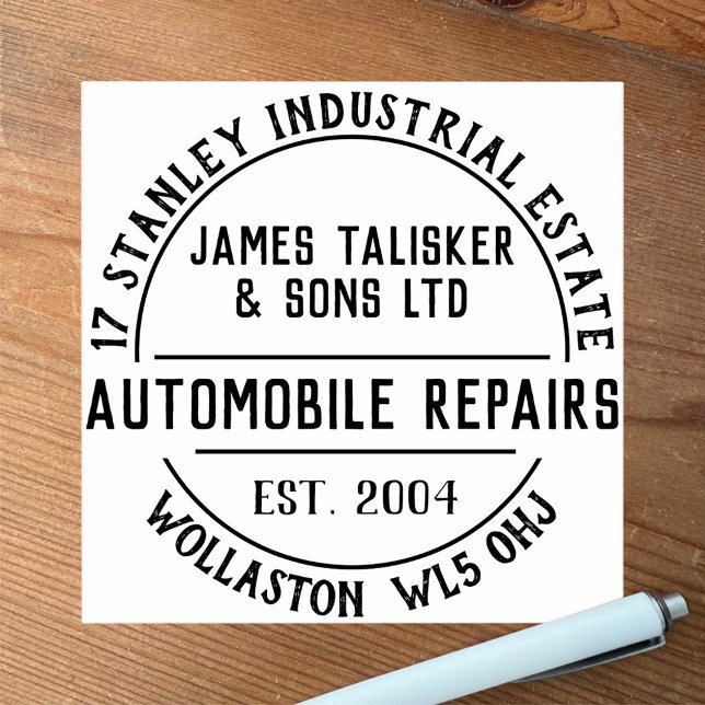 Automobile Repairs Rubber Stamp (Creator Uploaded)