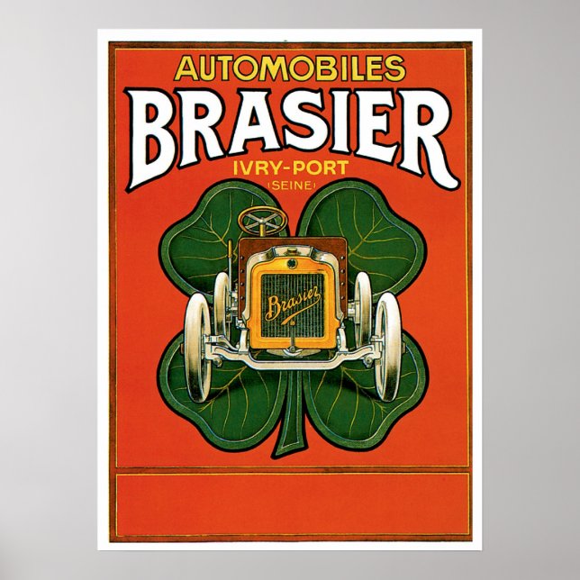 Automobiles Brasier Poster (Front)