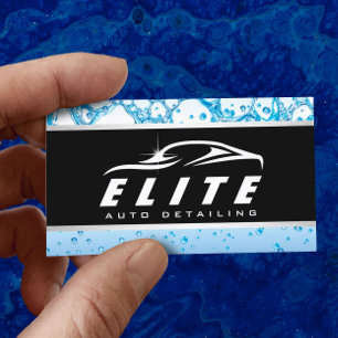Automotive Auto Detailing Auto Spa Car Business Card