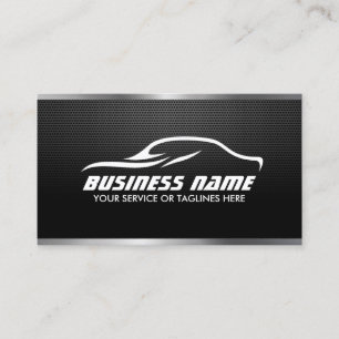 Automotive Auto Repair Professional Metal Steel Business Card