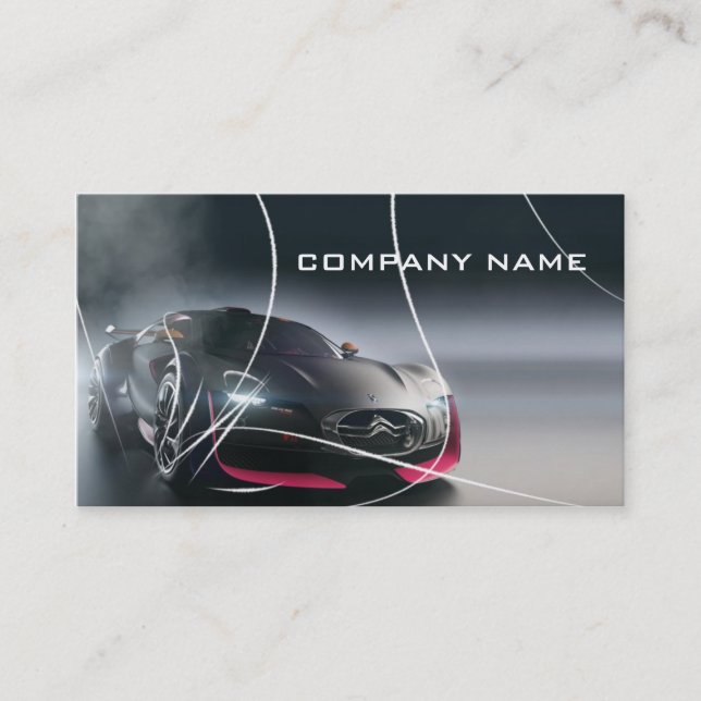 Automotive business business card (Front)