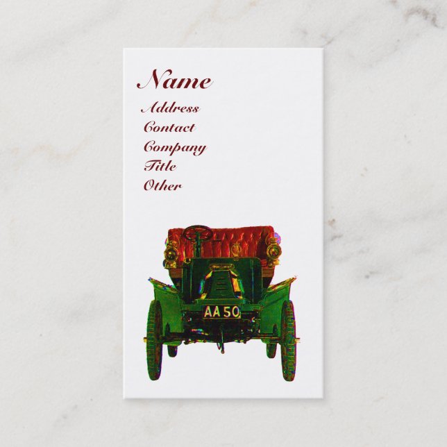 AUTOMOTIVE BUSINESS CARD (Front)
