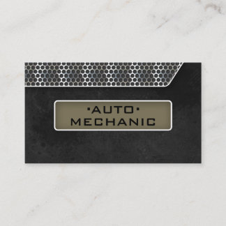 Automotive Business Card Carbon Filter Grunge Grn
