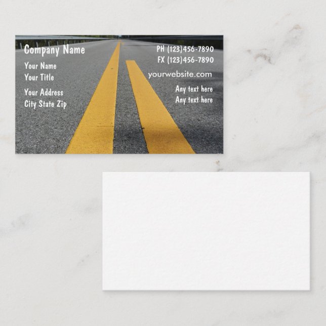 Automotive Business Cards (Front/Back)