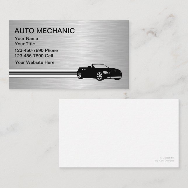 Automotive Business Cards (Front/Back)
