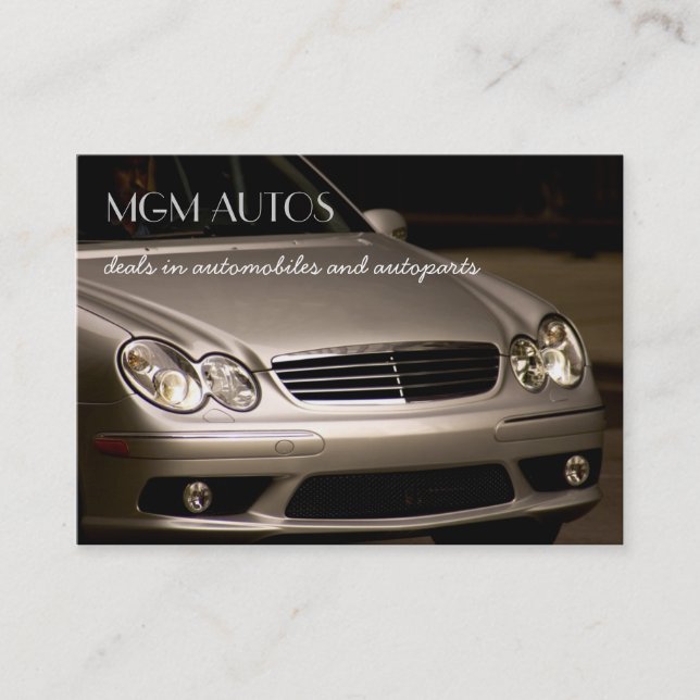 automotive Business Cards (Front)