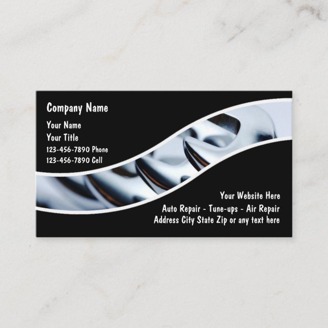 Automotive Business Cards (Front)