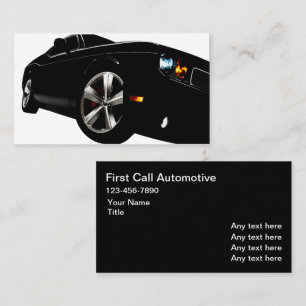 Automotive Business Cards Design Template