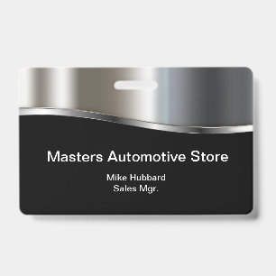 Automotive Dealership Sales Team ID Badge