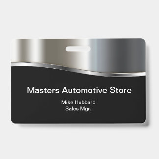 Automotive Dealership Sales Team ID Badge