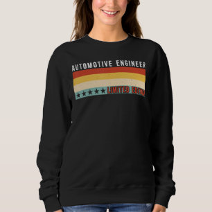 Automotive Engineer Job Title Profession Worker Ap Sweatshirt