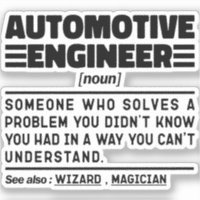 Automotive Engineer Noun Professional Father Cool