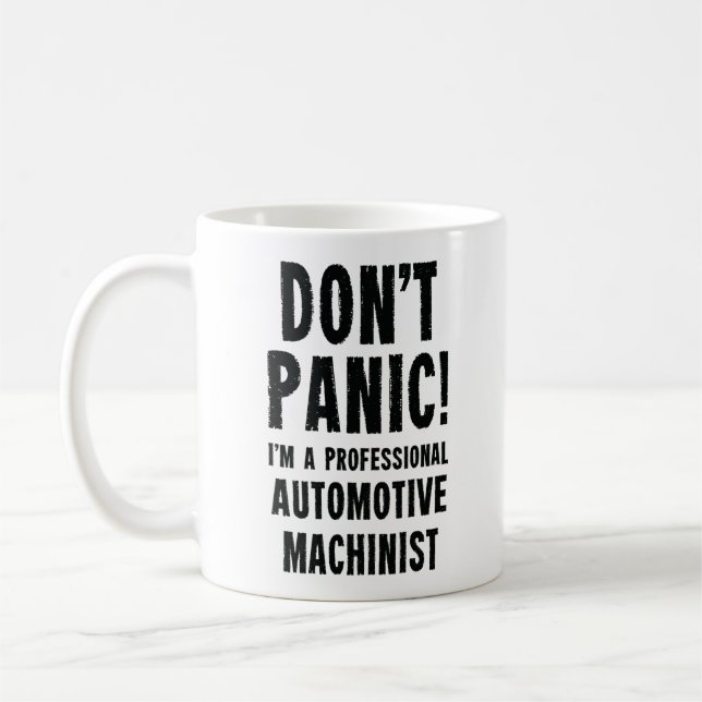 Automotive Machinist Coffee Mug (Left)