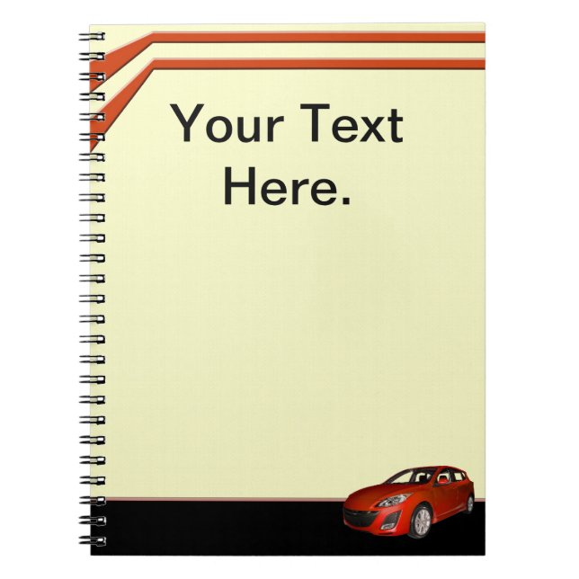Automotive Maintainance  Spiral Notebook (Front)