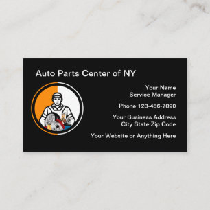 Automotive Parts And Service Business Card
