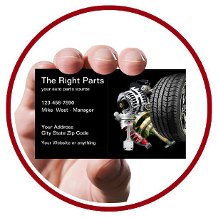 Automotive Parts Salvage  Business Card