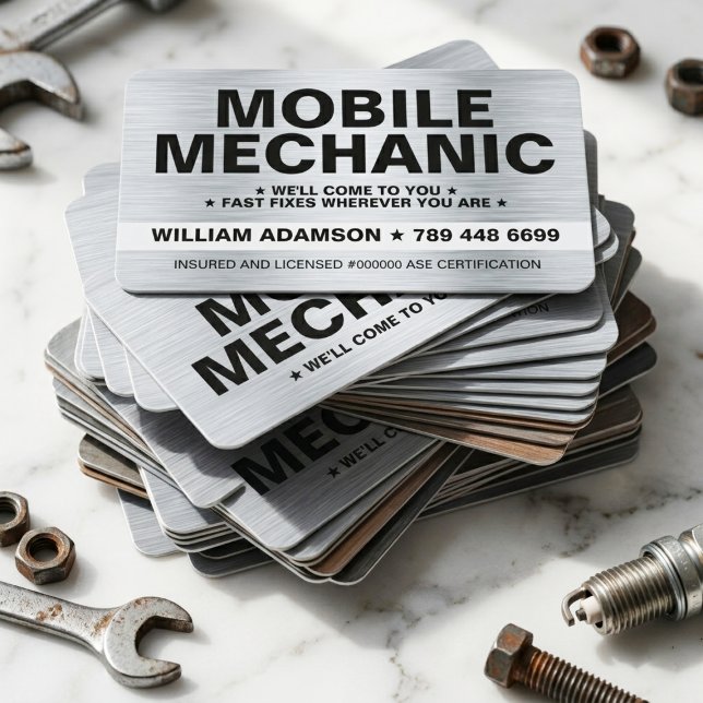 AUTOMOTIVE PRO, CAR REPAIR | AUTO MECHANIC SERVICE BUSINESS CARD (auto mechanic business cards, auto repair business cards)