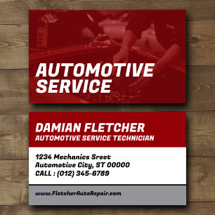 Automotive Service Business Card