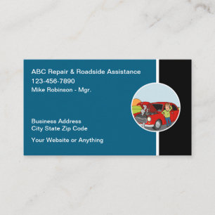 Automotive Services And Mobile Repair  Business Card