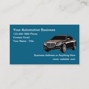 Automotive Simple Business Cards