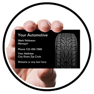 Automotive Tire Theme Business Card
