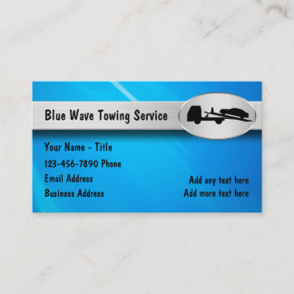 Automotive Towing Service Business Cards