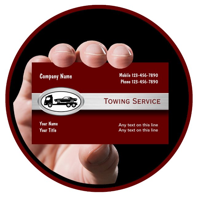 Automotive Towing Wrecker Business Cards (Creator Uploaded)