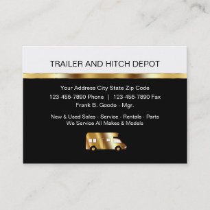 Automotive Trailers Business Cards