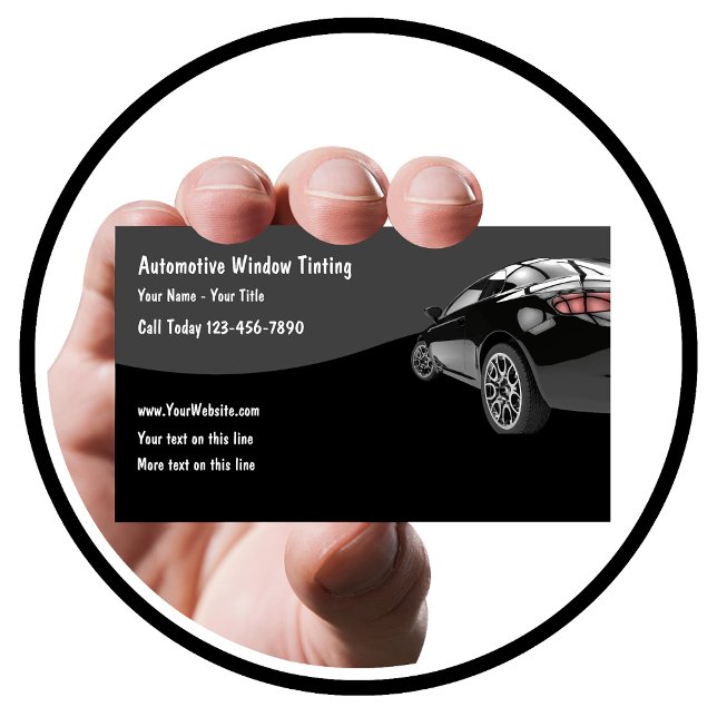 Automotive Window Tinting Business Cards (Creator Uploaded)