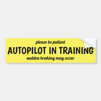 Autopilot Bumper Sticker