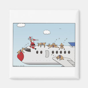 Autopilot Christmas Magnet