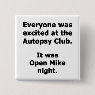 Autopsy Club 15 Cm Square Badge