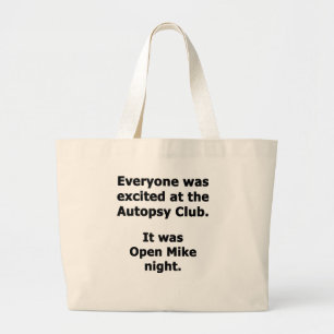 Autopsy Club Large Tote Bag