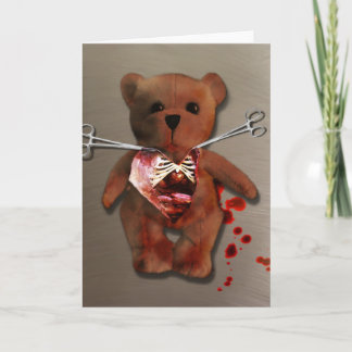 Autopsy of T. Bear Card