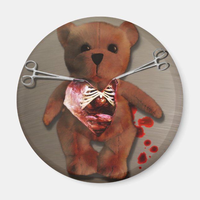 Autopsy of T. Bear Magnet (Front)