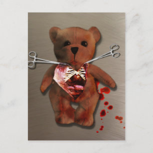 Autopsy of T. Bear Postcard