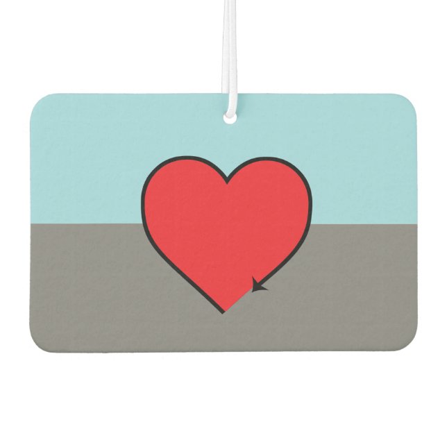 Autosexual Pride Car Air Freshener (Front)