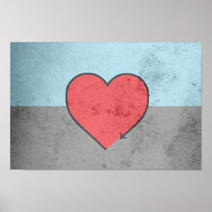 AUTOSEXUAL PRIDE FLAG POSTER