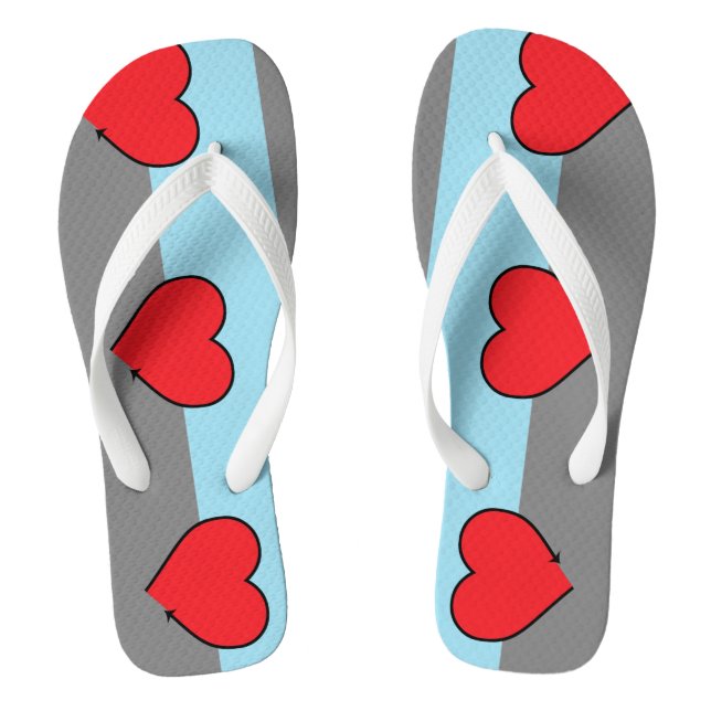 Autosexual Pride Jandals (Footbed)