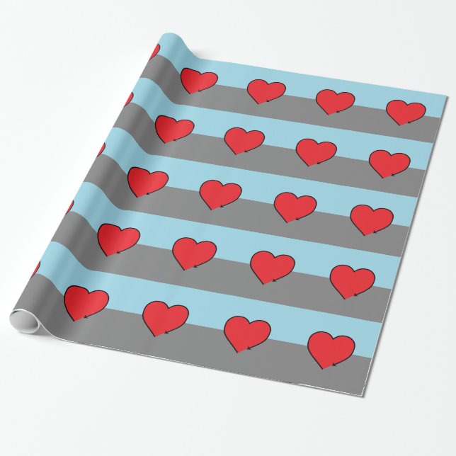 AUTOSEXUAL PRIDE WRAPPING PAPER (Unrolled)
