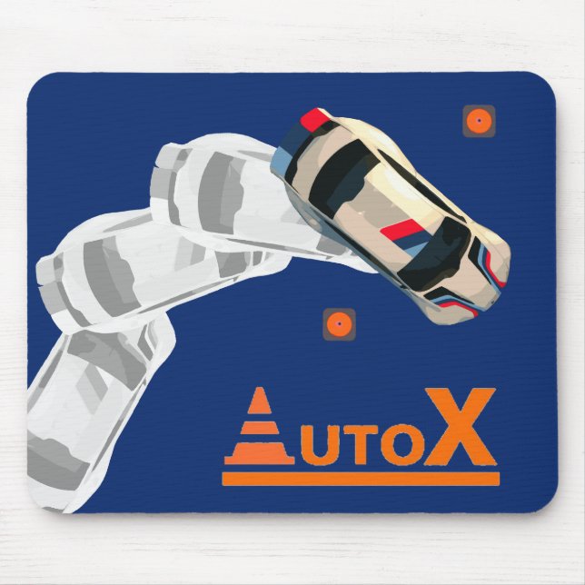 AUTOX-White Mouse Pad (Front)