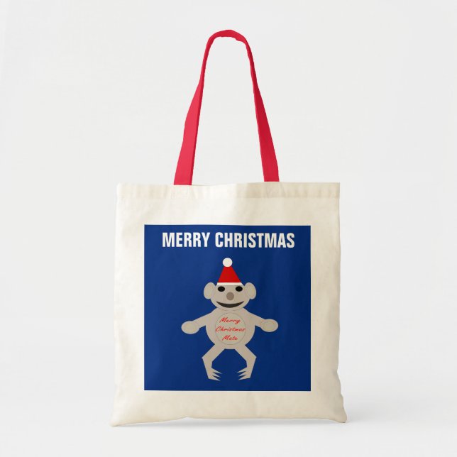 Autsralian Christmas Koala Bear Custom Bag (Front)