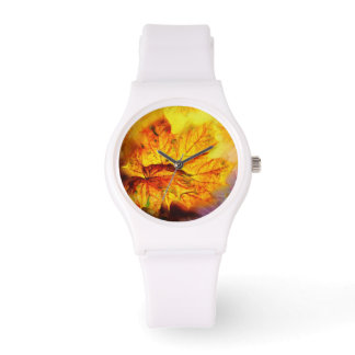 Autum Leaves 4 Watch & Numeral Options