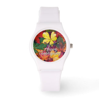 Autum Leaves 5 Watch & Numeral Options