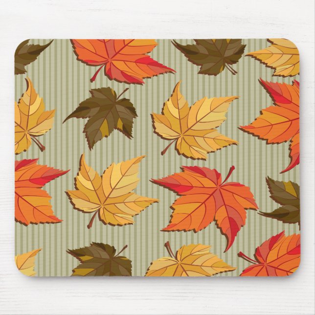 Autum Leaves Graphic 1A Mousepad (Front)