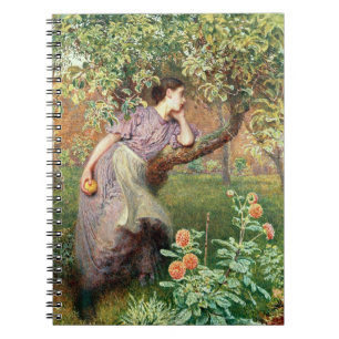 Autumn, 1865 spiral notebook