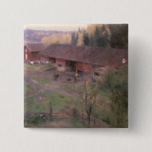 Autumn, 1891 15 cm square badge